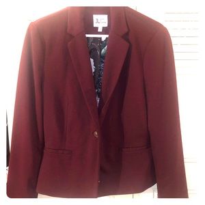 Burgundy blazer size L